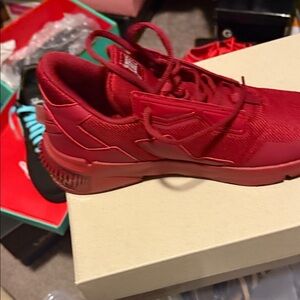 Red Athletic Sneakers
